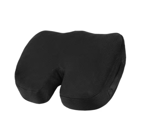 Coussin ergonomique voiture forme U - Maille noire