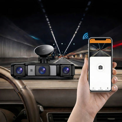 Dashcam 3 Objectifs 1080P HD+ WiFi