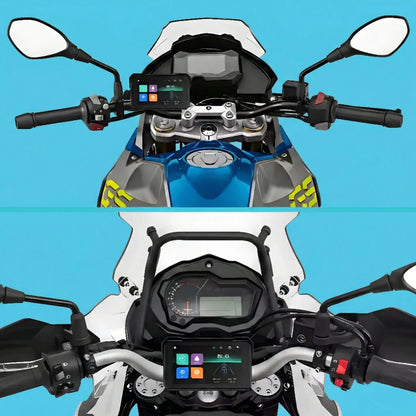 Écran 5 pouces HD+ compatible CarPlay & Android pour Moto