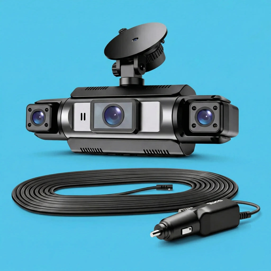 Dashcam 3 Objectifs 1080P HD+ WiFi