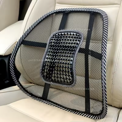 Coussin Maille Ventilée Voiture — Fraîcheur & Soutien Lombaire