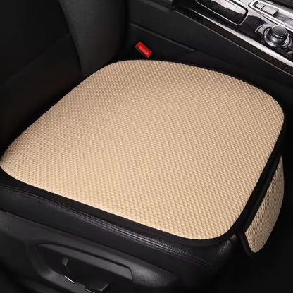 Coussin assise voiture soie glacée - Beige