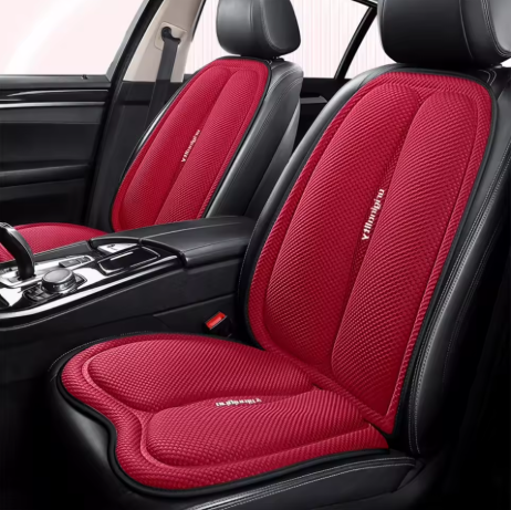 Housse de siège voiture ergonomique mémoire de forme - Rouge