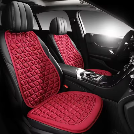 Housse de siège voiture ergonomique respirante 3D - Rouge