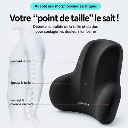 Coussin Anti-Douleur Dos Voiture — Confort Longue Distance