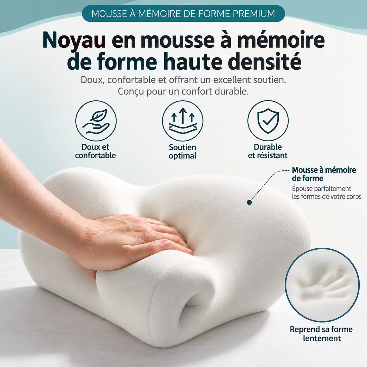 Coussin Anti-Douleur Dos Voiture — Confort Longue Distance