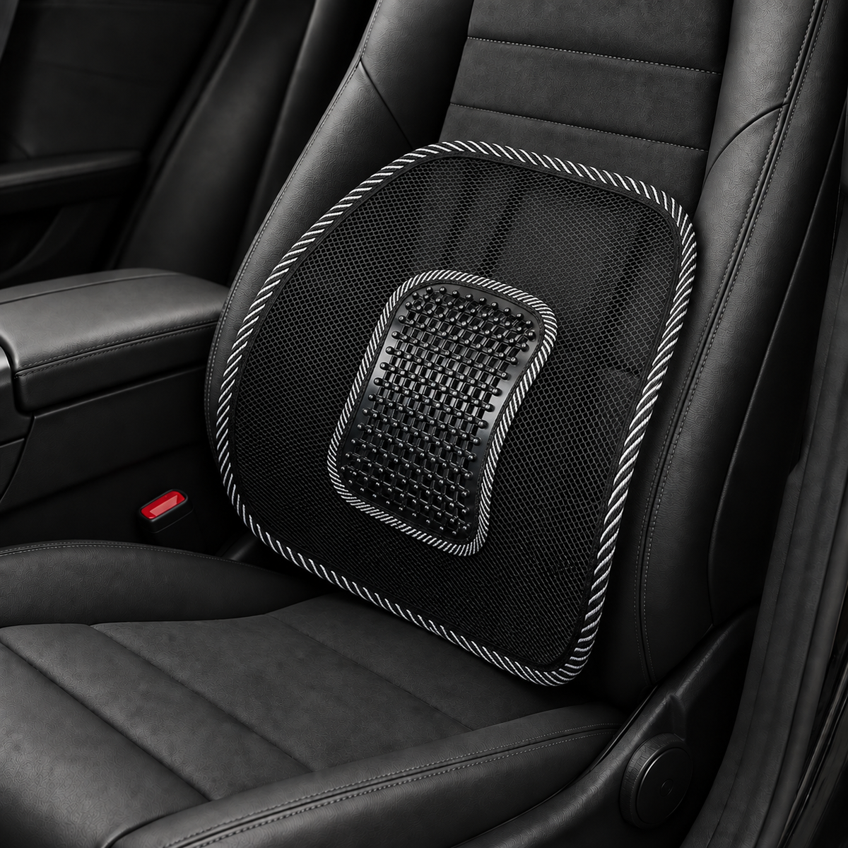 Coussin Maille Ventilée Voiture — Fraîcheur & Soutien Lombaire