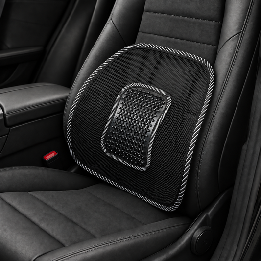Coussin Maille Ventilée Voiture — Fraîcheur & Soutien Lombaire