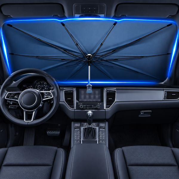 Pare-Soleil Parapluie Rétractable Voiture — Protection UV Express