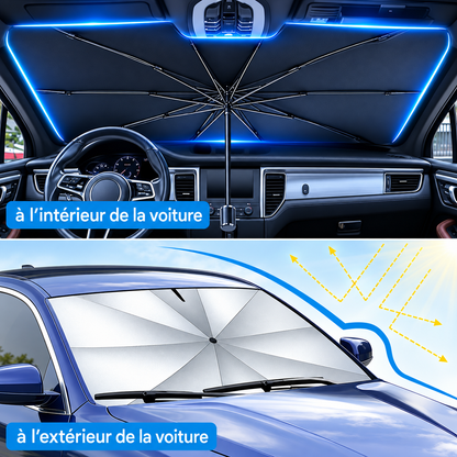 Pare-Soleil Parapluie Rétractable Voiture — Protection UV Express