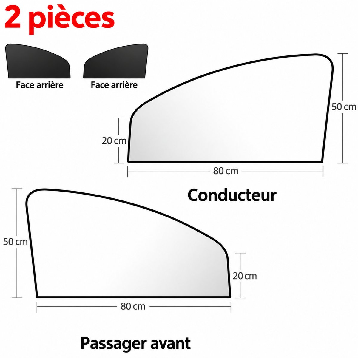 Pare-Soleil Magnétique Vitres Latérales