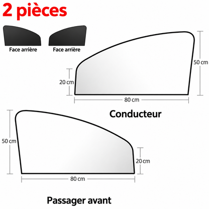 Pare-Soleil Magnétique Vitres Latérales