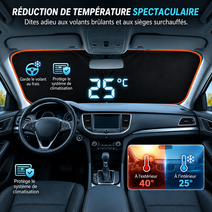 Bouclier Pare-Brise Voiture 4 Saisons — Neige, Glace & Soleil