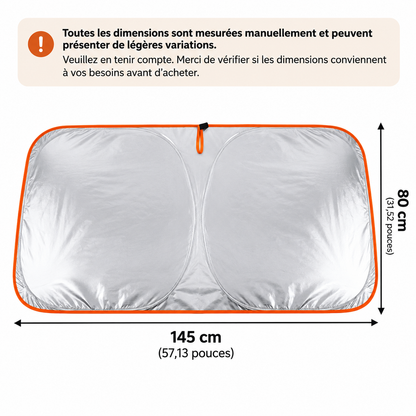 Bouclier Pare-Brise Voiture 4 Saisons — Neige, Glace & Soleil