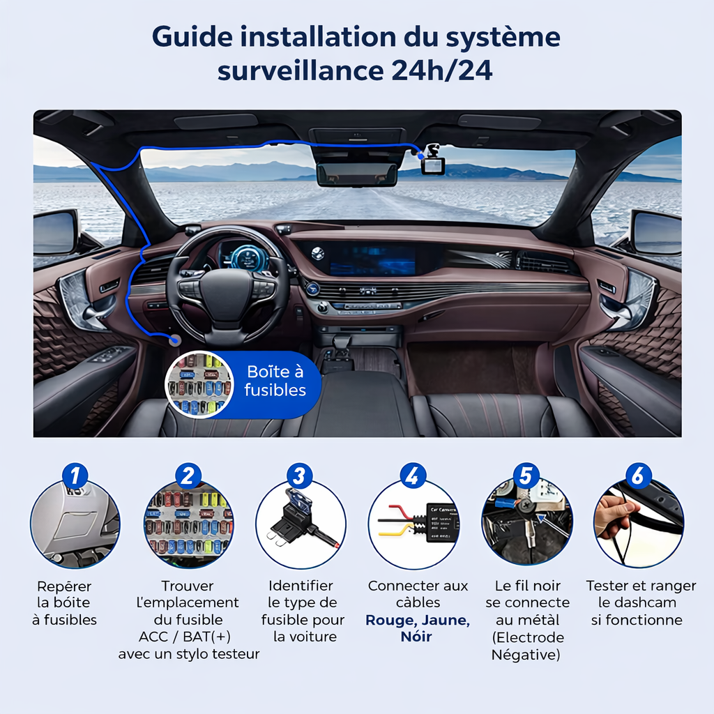 Écran 11,26 Pouces 4K avec Dashcam compatible CarPlay/Android
