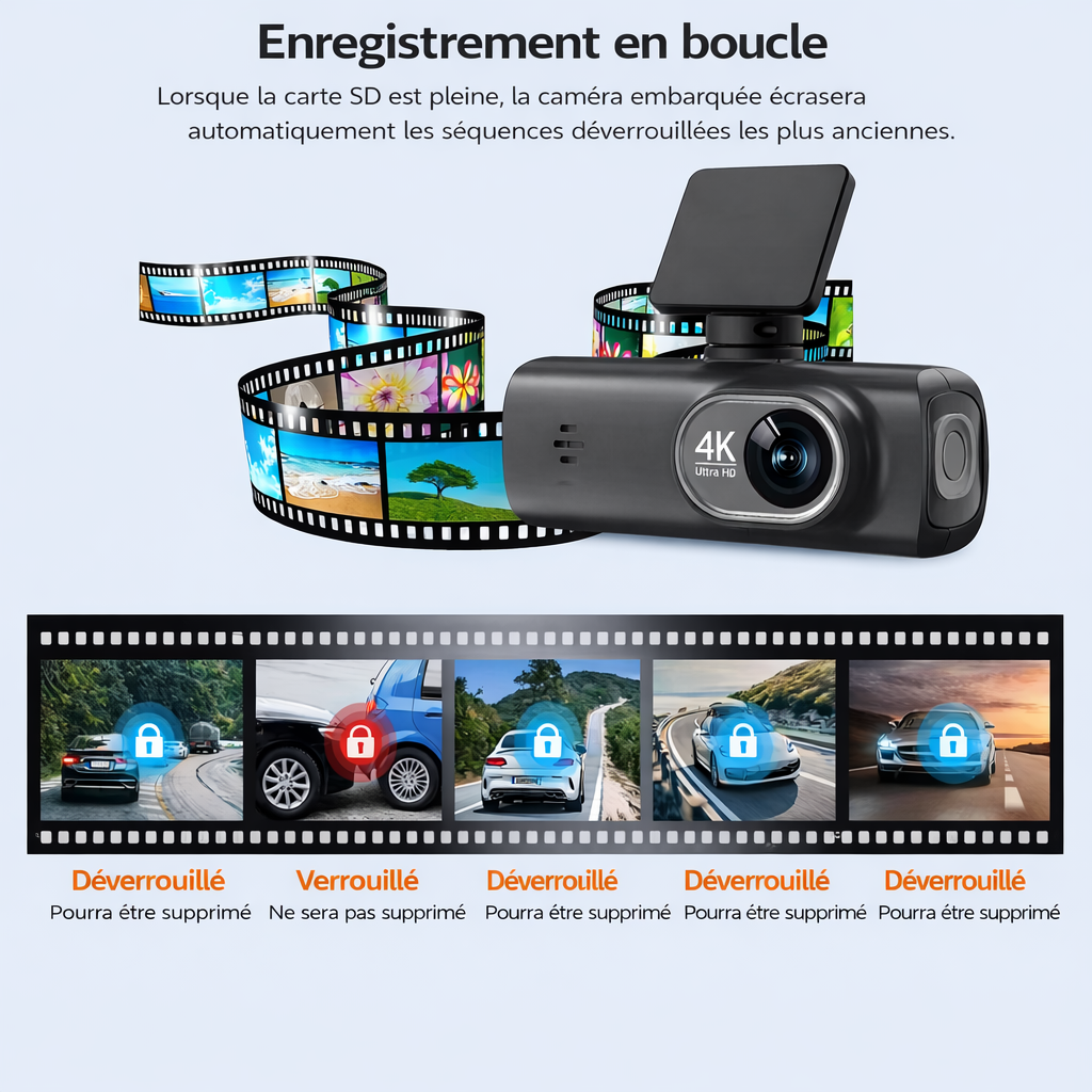 Dashcam 4K Ultra HD WiFi