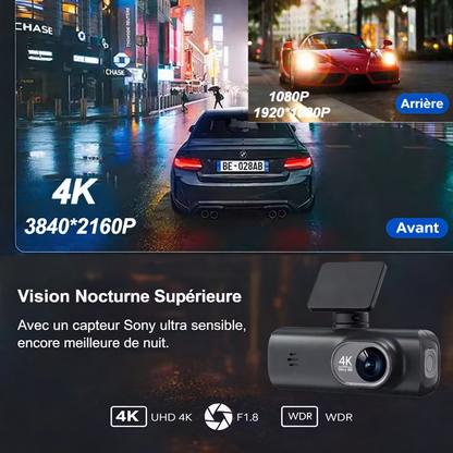 Dashcam 4K Ultra HD WiFi
