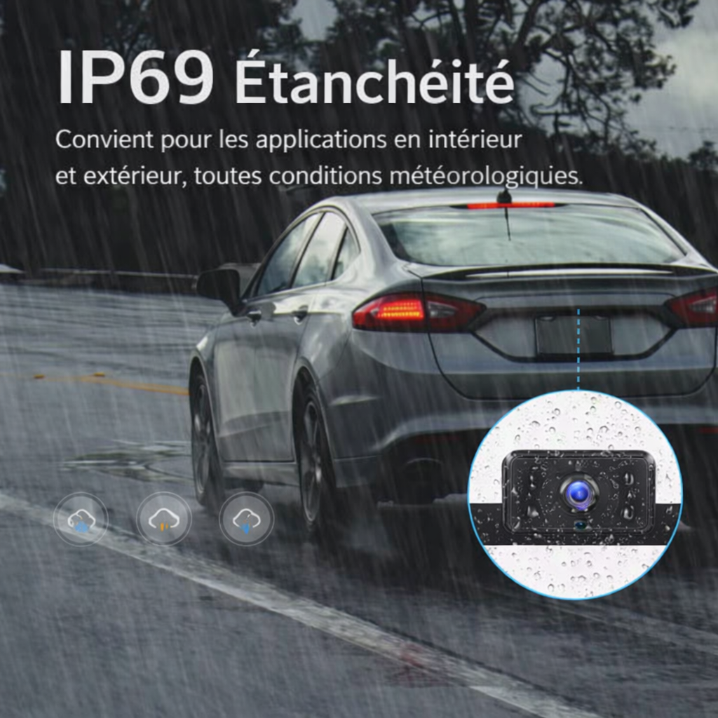 Système de Caméra de Recul 5 Pouces HD+ Sans Fil