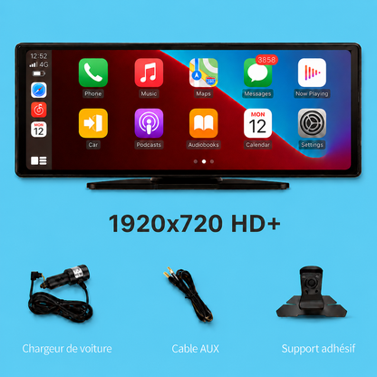 Écran 11,26 pouces HD+ Compatible CarPlay & Android