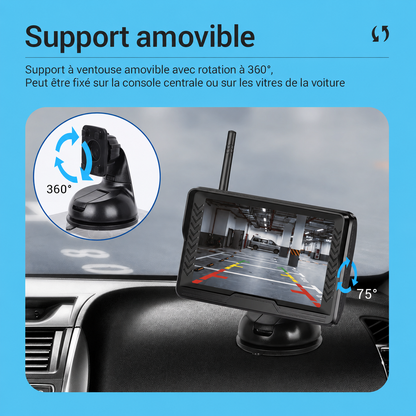 Système de Caméra de Recul 5 Pouces HD+ Sans Fil