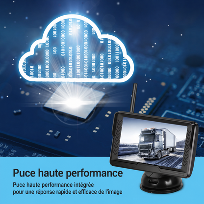 Système de Caméra de Recul 5 Pouces HD+ Sans Fil