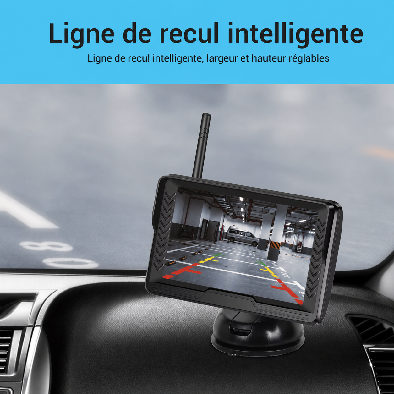 Système de Caméra de Recul 5 Pouces HD+ Sans Fil