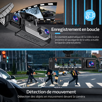 Dashcam 2 Objectifs 1080P HD+ WiFi