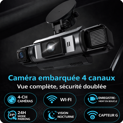 Dashcam 3 Objectifs 1080P HD+ WiFi