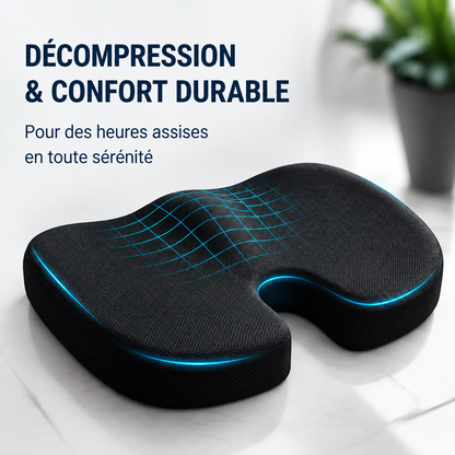 Coussin Ergonomique Voiture Forme U — Massage & Anti-Décompression