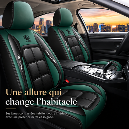 Housse de Siège Voiture Cuir PU Ergonomique 3D — Finition Premium
