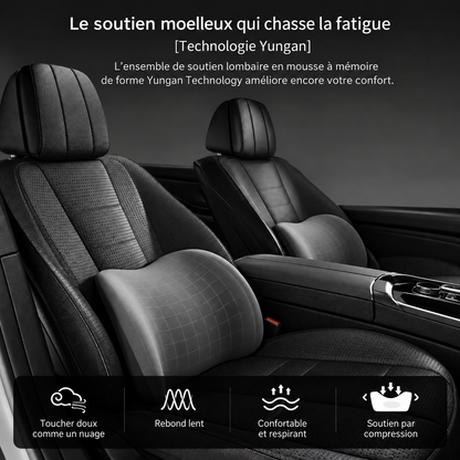 Coussin Lombaire Voiture NIRA — Soutien Ferme Bas du Dos