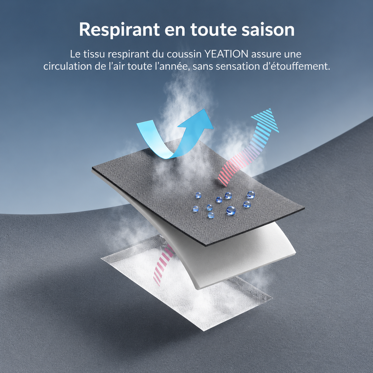Coussin Lombaire Voiture NIRA — Soutien Ferme Bas du Dos