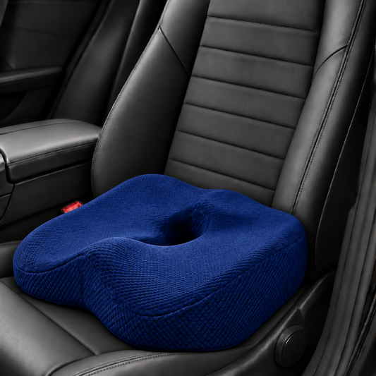 Coussin Orthopédique Voiture — Confort Lombaire & Coccyx