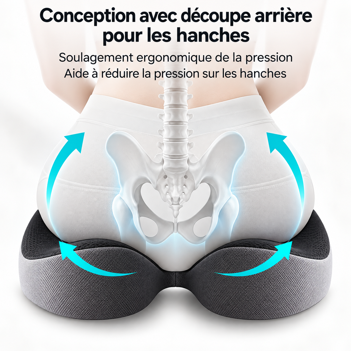 Coussin Coccyx Voiture — Confort & Maintien Assise