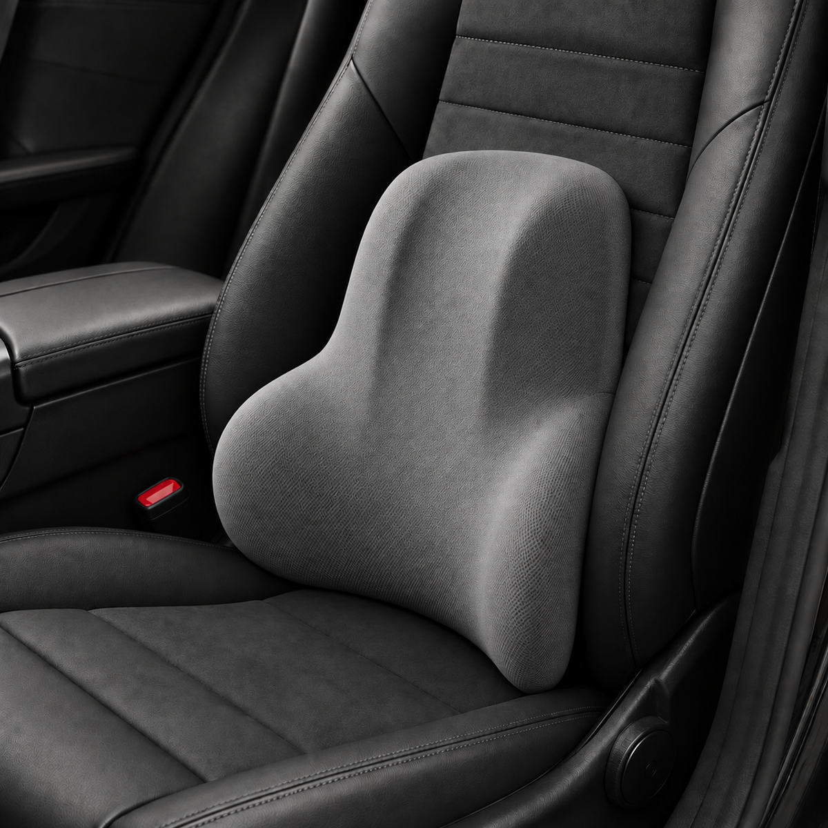 Coussin lombaire anti-douleur voiture - Gris
