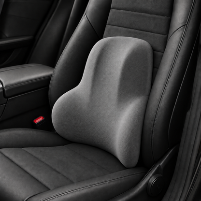 Coussin lombaire anti-douleur voiture - Gris