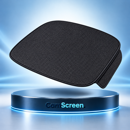 Coussin Assise Voiture Soie Glacée — Fraîcheur & Respirant