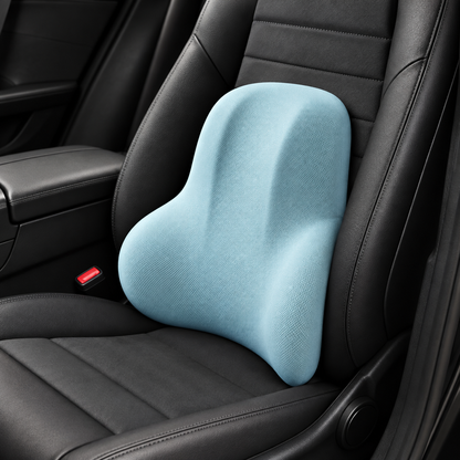 Coussin lombaire anti-douleur voiture - Bleu ciel