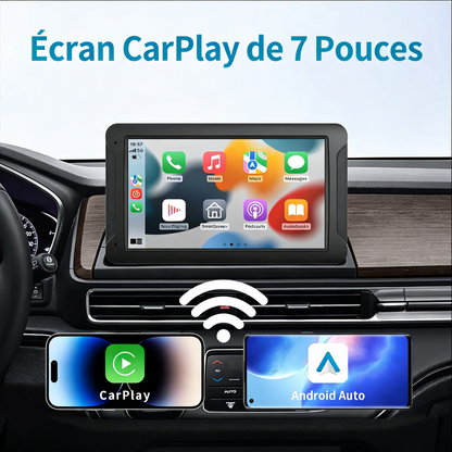 Écran 7 pouces HD+ compatible CarPlay & Android