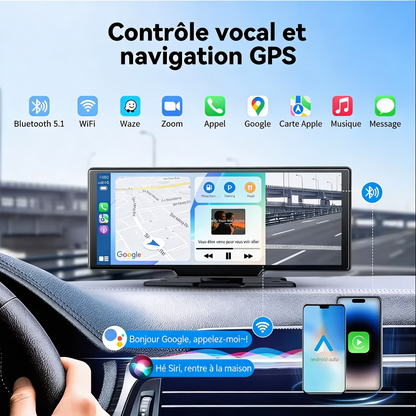 Écran 10,26 pouces HD+ compatible CarPlay & Android
