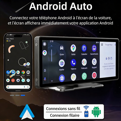 Écran 10,26 pouces HD+ compatible CarPlay & Android