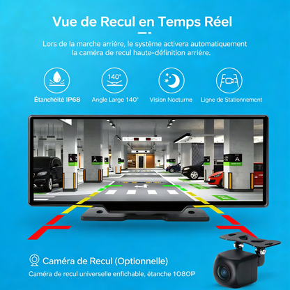 Écran 10,26 pouces HD+ compatible CarPlay & Android