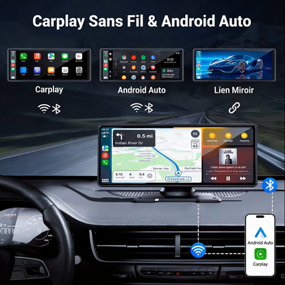 Écran 11,26 pouces HD+ Compatible CarPlay & Android