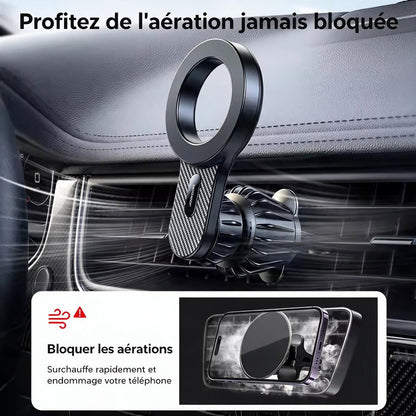 Support Téléphone Voiture Magnétique Grille Aération MagSafe