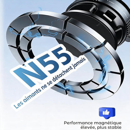 Support Téléphone Voiture Magnétique Aluminium MagSafe