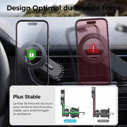 Support Téléphone Voiture Magnétique Grille Aération MagSafe