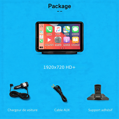 Écran 7 pouces HD+ compatible CarPlay & Android